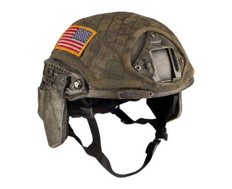 EDGE OF TOMORROW (2014) - EXO Suit Helmet - An EXO suit helmet from Doug Liman's Edge of Tomorrow. After a demotion, Major Wi