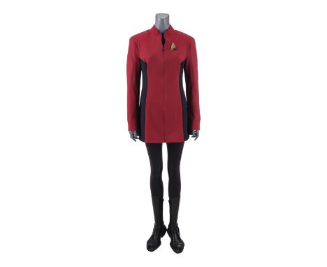 STAR TREK: STRANGE NEW WORLDS (T.V. SERIES 2022 -PRESENT) - Nyota Uhura's (Celia Rose Gooding) Starfleet Uniform Costume - Ny