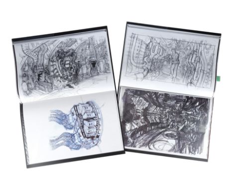THE MATRIX RELOADED (2003)/THE MATRIX REVOLUTIONS (2003) - Pair of Concept Art Print Portfolios with Loose Prints - A pair of