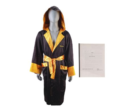ROCKY (1976) / ROCKY II (1979) - Revised "Rocky" Script and Burgess Meredith's Robe - A revised "Rocky" script and Micahel "M