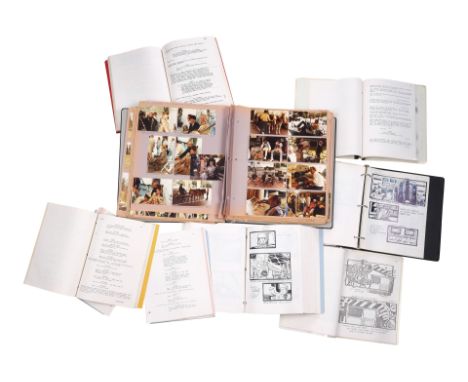 BRAINSTORM (1983) - Douglas Trumbull Collection: Behind-the-Scenes Scrapbook with Storyboards, Binder, and Four Scripts - A b