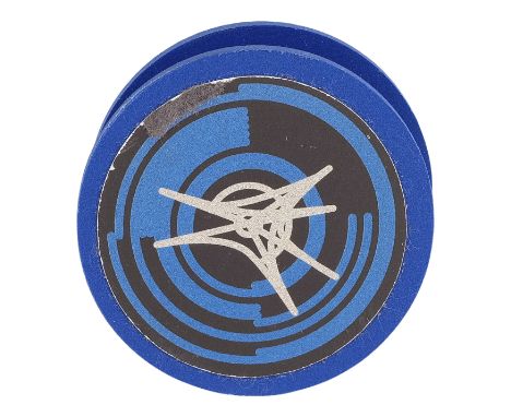 STAR TREK: ENTERPRISE (2001-2005) - Michael and Denise Okuda Collection: Xindi Bio-Reactor Control Button - A Xindi bio-react