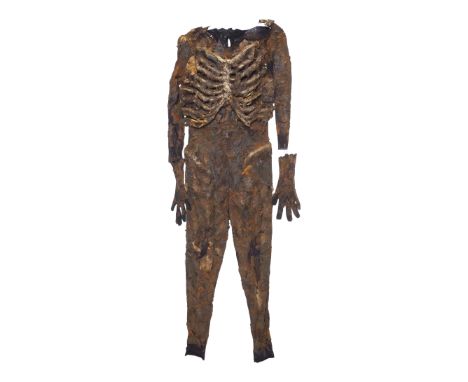 ARMY OF DARKNESS (1992) - Deadite Costume and Gloves - A deadite costume and gloves from Sam Raimi's Army of Darkness. Ash J.