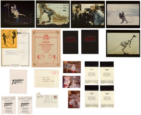 RAIDERS OF THE LOST ARK (1981)/STAR WARS: RETURN OF THE JEDI (1983) - Collection of Industrial Light &amp; Magic (ILM) Behind