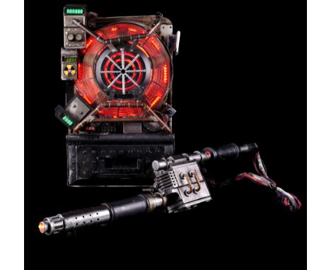 GHOSTBUSTERS (2016) - Dr. Jillian Holtzmann's (as played by Kate McKinnon) V-3 Light-Up Proton Pack and Wand - Dr. Jillian Ho