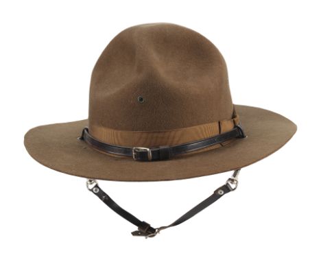 OFFICER AND A GENTLEMAN, AN (1982) - Gunnery Sergeant Emil Foley's (Louis Gossett, Jr.) Campaign Hat - Gunnery Sergeant Emil 