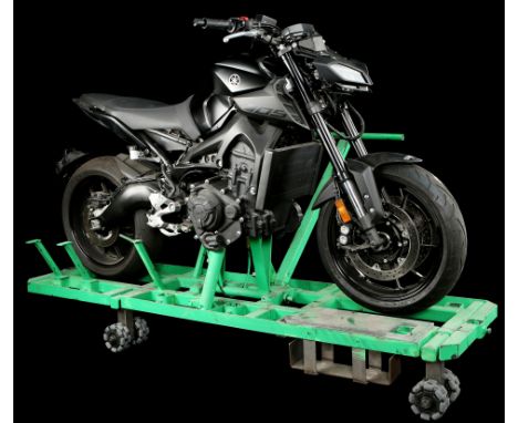 JOHN WICK: CHAPTER 3 - PARABELLUM (2019) - Screen-Matched Verrazzano Bridge Chase SFX Insert Shot Yamaha MT-09 Motorcycle Rig