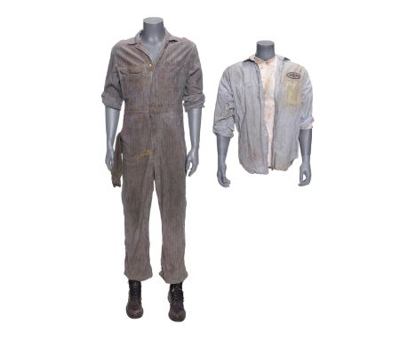 BIRD ON A WIRE (1990) - Rick Jarmin's (Mel Gibson) Coveralls, Shirts and Boots - Rick Jarmin's (Mel Gibson) overalls and boot