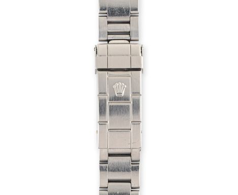 A STAINLESS STEEL 20MM ROLEX OYSTER SUBMARINER SERVICE BRACELETCIRCA 2004, REF. 93150Bracelet: Clasp code S CL1, end links 58
