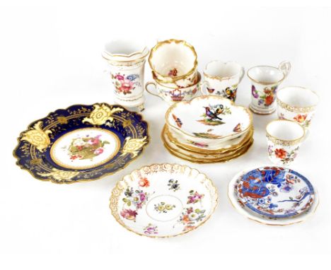 A group of late 19th/early 20th century ceramics to include two Hammersley &amp; Co cup, saucer and plate trios, a Royal Worc