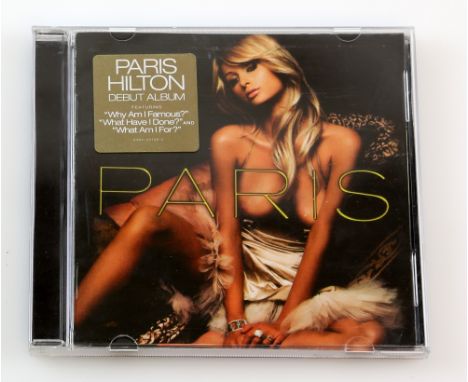 § Banksy (British, born 1974). 'Paris Hilton', 2006, customised CD and case, 12.5 x 14.5cm. One from a series of 500 Paris Hi