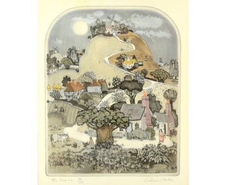Graham Clarke (British, b.1941). 'The Loaves', limited edition print. Signed, titled and numbered 194/250. 34 x 27cm. Framed 