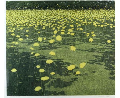 Phil Greenwood (British, b.1943). 'Shadow Gold', signed, limited edition print, 186/200 .  