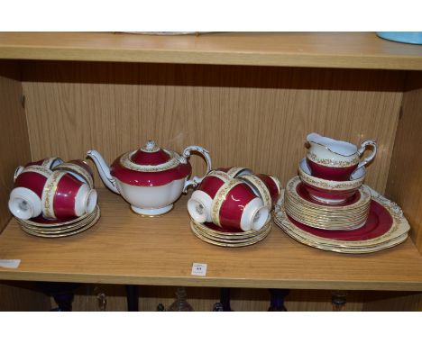 A Paragon china eight place tea service.