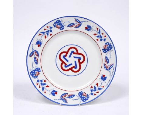 A Christian Dior Limoges plate Bicentenaire 1776-1976, 27cm
