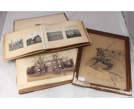 Two interesting monochrome photograph albums relating to Harry Aubrey de Vere Maclean (1848-1920), who was commander of the A