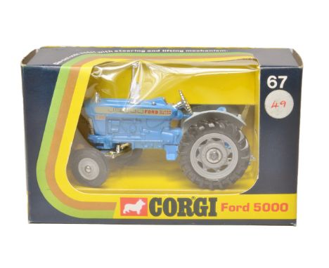 Corgi No. 67 Ford 5000 Tractor. Excellent in excellent box.