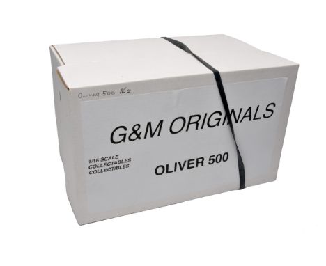 G &amp; M Originals 1/16 farm model issue comprising Limited Edition 2/50 Oliver 500 tractor. Looks to be complete without ob