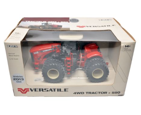 Ertl farm model issue comprising 1/32 Versatile 4WD 550 Tractor - 2013 Edition. Excellent and secure in original packaging an