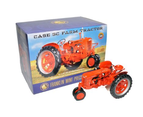 Franklin Mint 1/12 farm model issue comprising Case SC Tractor in original packaging and outer box (storage wear to outer box