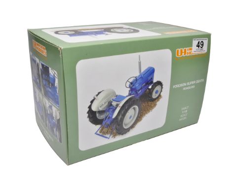 Universal Hobbies 1/16 farm model issue comprising Fordson Super Dexta, Roadless. Looks to be without obvious signs of fault 