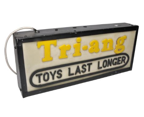 Triang Point of Sale Light Box Advertising Sign. Not an original but displays well.