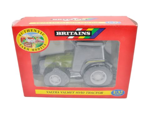 Britains 1/32 farm issue comprising Valtra Valmet 8950 Tractor (9524), looks to be without fault with box.