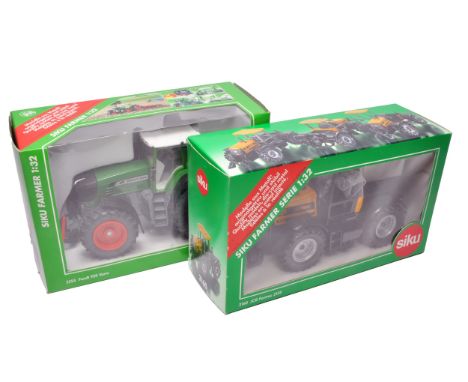 Siku duo 1/32 farm model issues comprising JCB Fastrac 2150 plus Fendt 930 Vario Tractor, both appear without fault and secur
