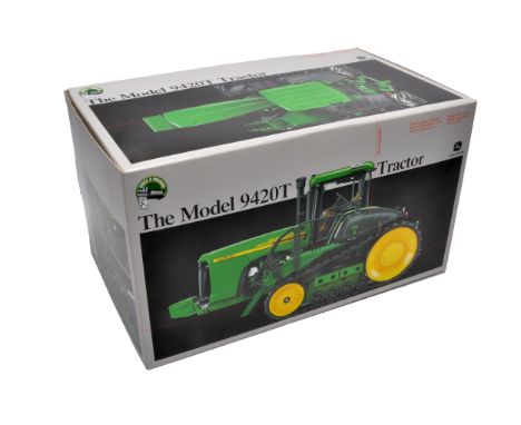 Britains 1/32 farm model issue comprising John Deere 9420T Tractor, Precision Series. Excellent and secure in box.