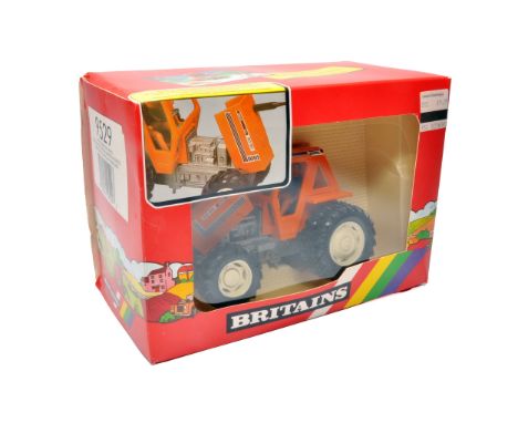 Britains 9529 model issue comprising 1/32 Fiat Double Rear Wheel Tractor. Appears without fault - secure in original good box