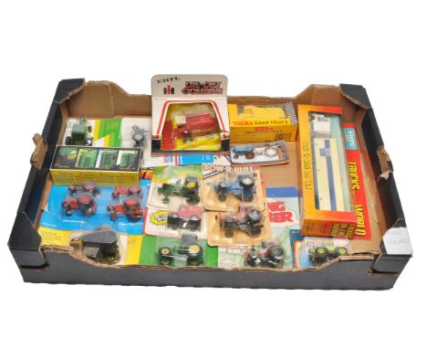 A further selection of mostly Ertl (but does include others) 1/64 tractor issues, predominantly boxed, as shown.