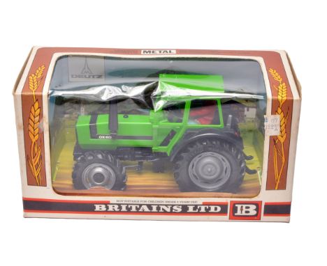 Britains 1/32 farm model issue comprising Deutz DX110 Tractor - excellent and secure in box.