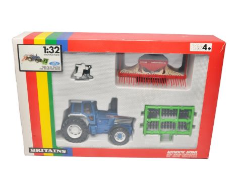 Britains 1/32 farm boxed set to include Ford TW 25 Tractor, Coil Packer and seeder, excellent and secure in original inner pa