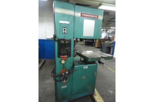 Powermatic Model 87 Vertical Band Saw S N 287240 Blade Welder