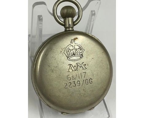 Vintage military RAF air ministry pocket watch stopwatch