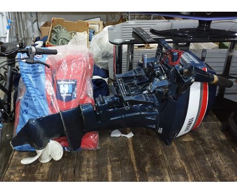 Yamaha 1:100&nbsp; 9.9/15(PE) outboard engine (manual in office) , an Avon 'sportboat' inflatable dinghy (Manual in office), 