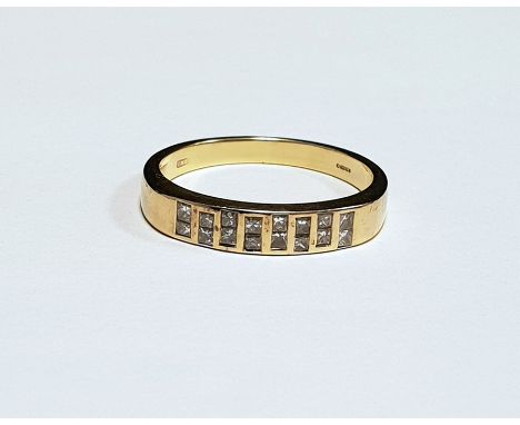 18ct gold and diamond eternity ring