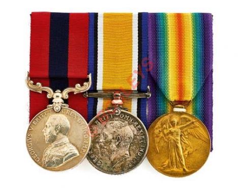 WW1 1918 8th Bn King’s Own Royal Lancaster Regiment DCM Group of Three. A well deserved fighting citation award of the Distin