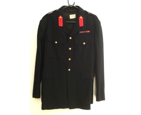 A Staff Colonel’s Undress Tunic. A good example of the short-lived post-1911 ‘Frock B’ by Pulford & Sons. Fine blue serge, la