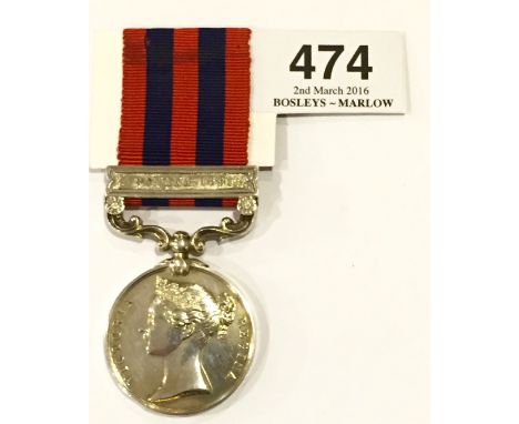 2nd Bn Manchester Regiment 1854 India General Service Medal, clasp “Samana 1891” Awarded to “1600 PTE C. FURNISS 2D BN MANCH 