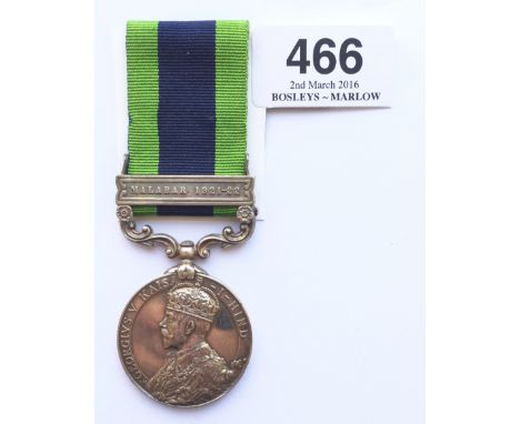 Dorset regiment India General Service Medal clasp “Malabar 1921-22” Awarded to “5718805 PTE C.T. APLIN DORSET. R”. The medal 