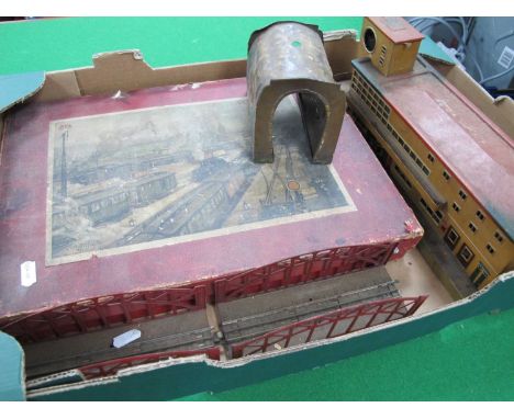 A Marklin "OO" gauge / 4mm train set box containing a Hornby Dublo 0-6-2 Class N2 steam tank 3-rail locomotive, BR black, R/N