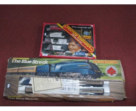 Two Hornby "OO" Gauge/4mm Boxed Train Sets, untested, a ref No. R680 Goods Set (appears complete in good condition), and Ref 