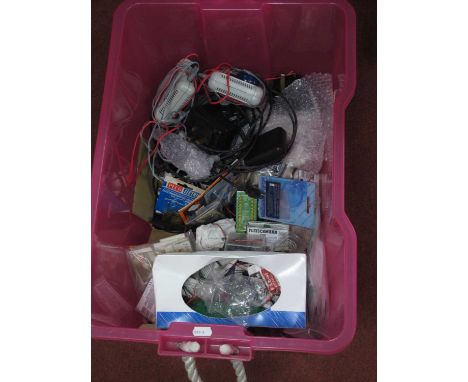A Quantity of Railway Track Control Items, including two Morely Vesta Zero 2 and a Morley Vortrak ZED09, Bachmann and Hornby 