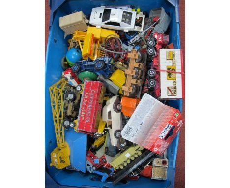 A Quantity of Playworn Diecast Model Vehicles, by Corgi, Majorette, Matchbox, Dinky and other.