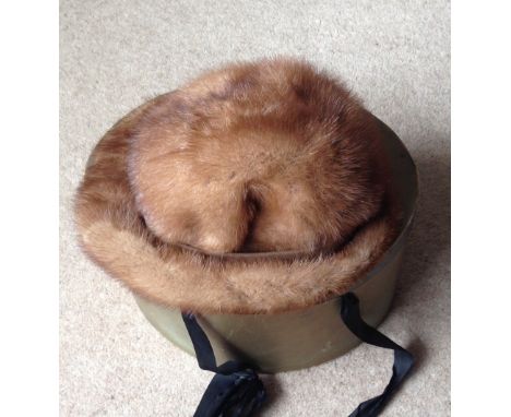 Mitzi Lorenz vintage mink hat