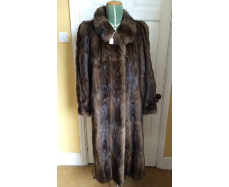 Good quality vintage fur coat by Fourrures de la Madeleine of Paris