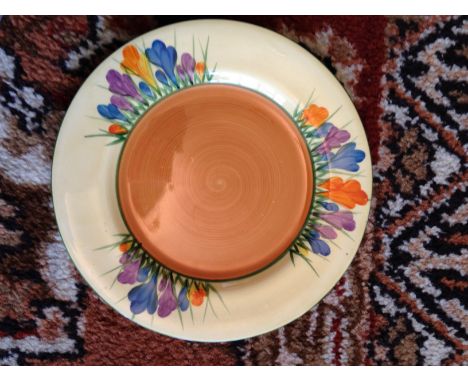 Clarice Cliff crocus pattern plate
