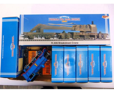 [OO GAUGE]. A HORNBY 'THOMAS THE TANK ENGINE' COLLECTION comprising an 0-4-0 tank locomotive 'Percy', 6, lined green livery, 