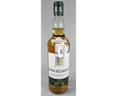 Bottle of House of Commons No. 1 Scotch Whisky, bottled by James Buchanan, Glasgow and London. 12 years old. 70cl. (B.P. 21% 